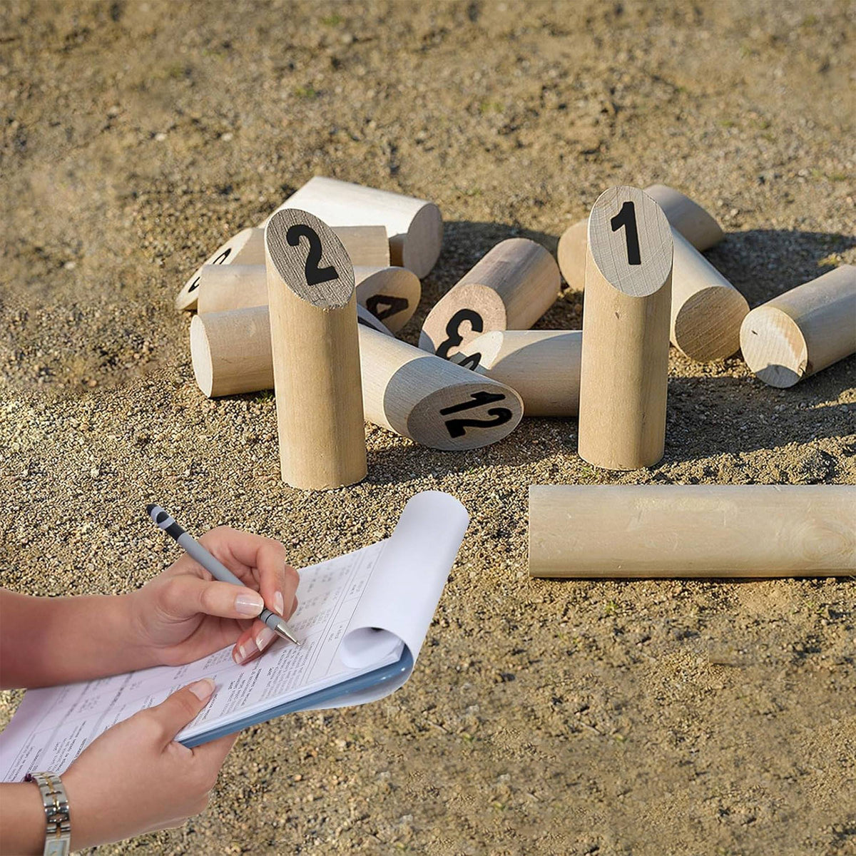 Juego Kubb Set de madera 13 pzs (5)