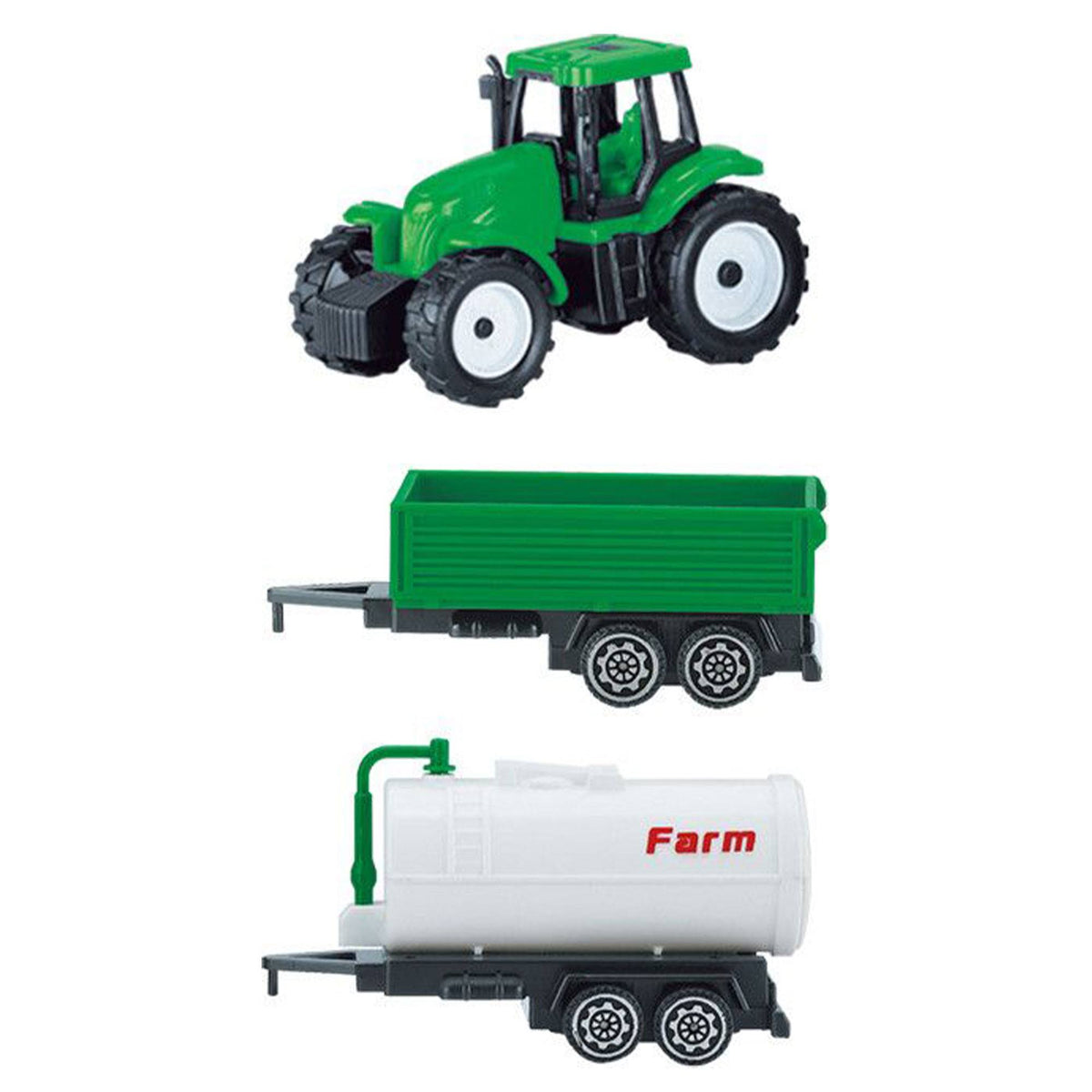Tractor con 2 remolques de 27cm diseño aleatorio (5)