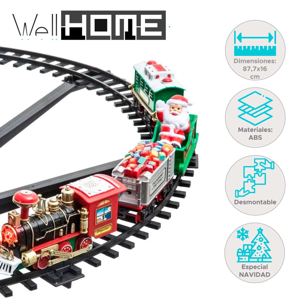 Tren de navidad 80x80cm decorativo (2)