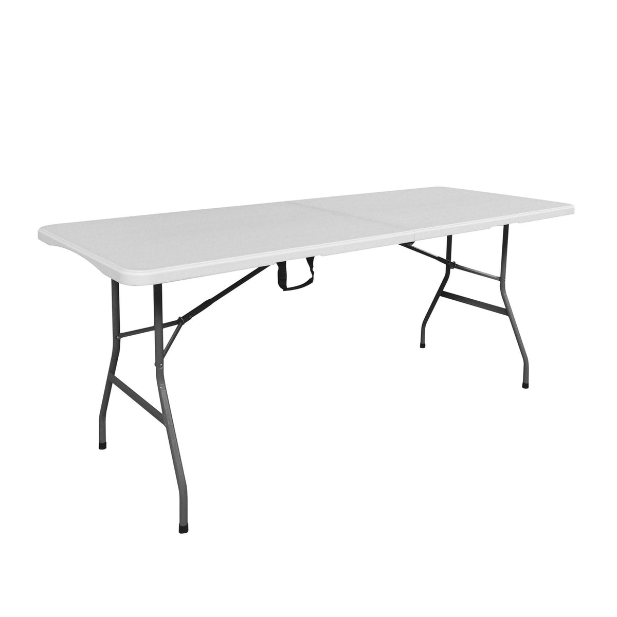 Mesa plegable multifuncional 180x70x74cm con cierre de plástico