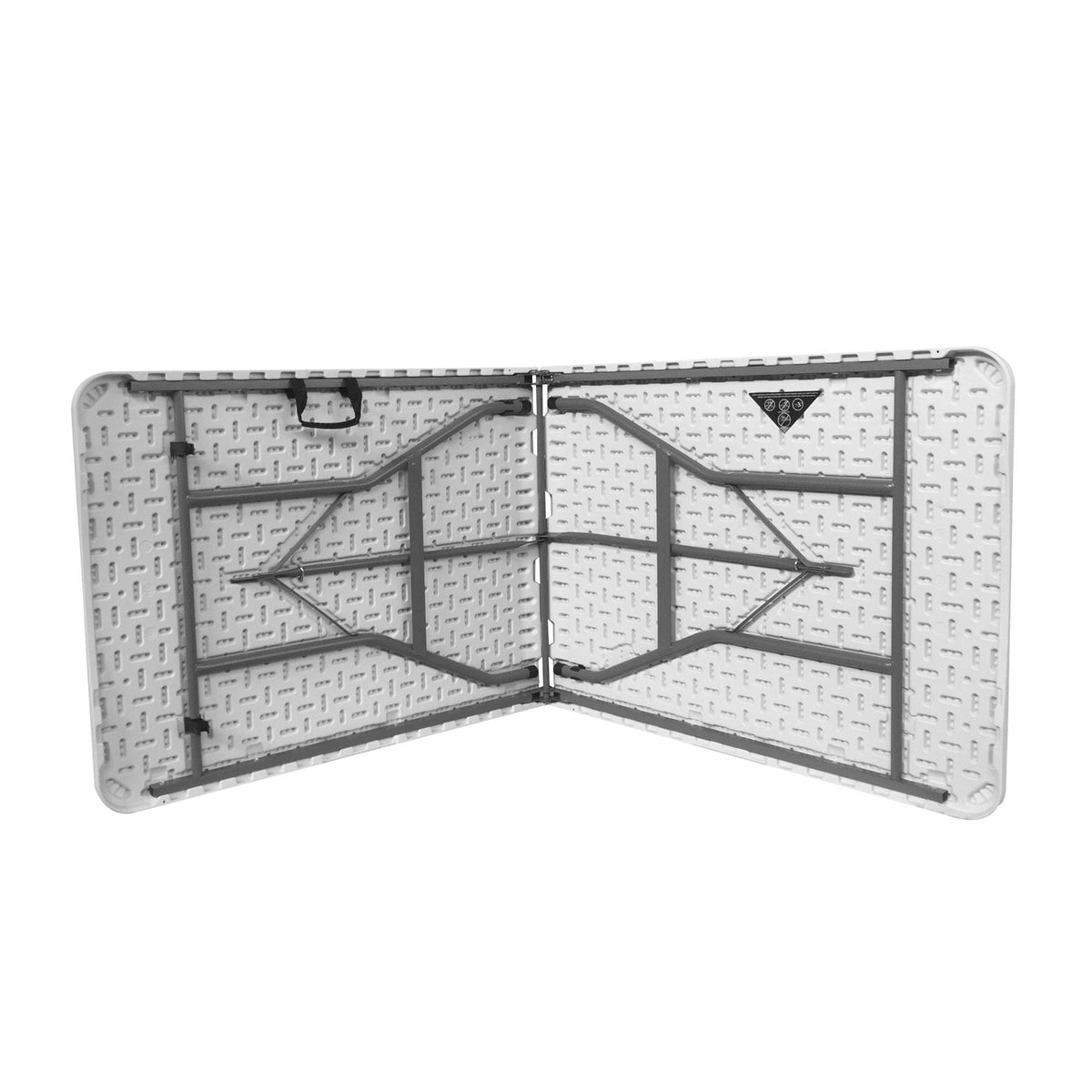 Mesa plegable multifuncional 180x70x74cm con cierre de plástico (5)