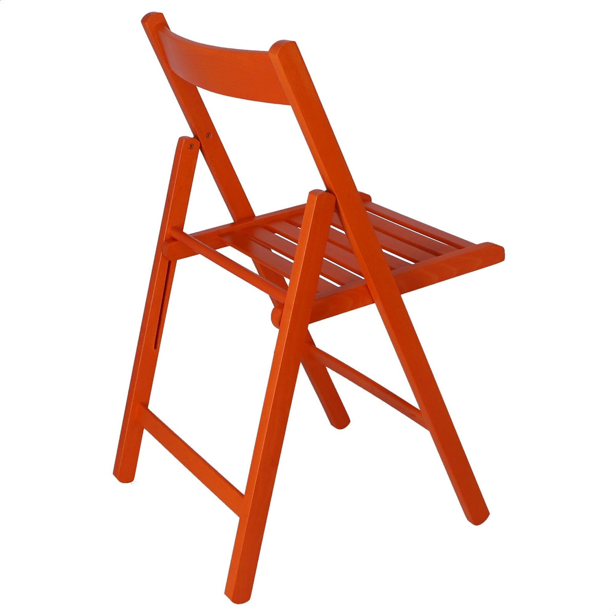 Pack 4 sillas Bas madera de haya color rojo (5)