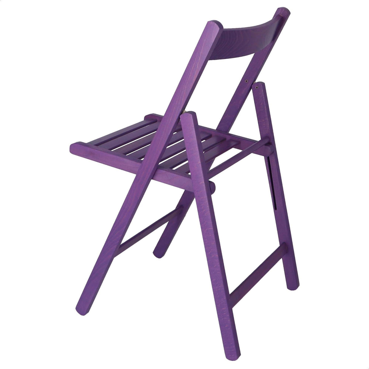 Pack 4 sillas Bas madera de haya color lila (4)