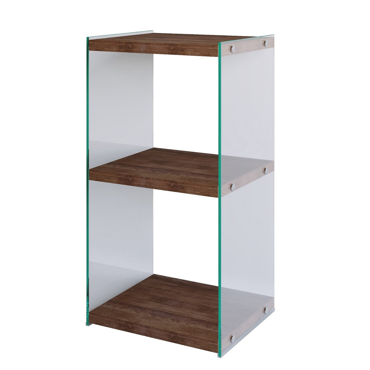 Librería madera maciza pino nogal 40x80x35 cm