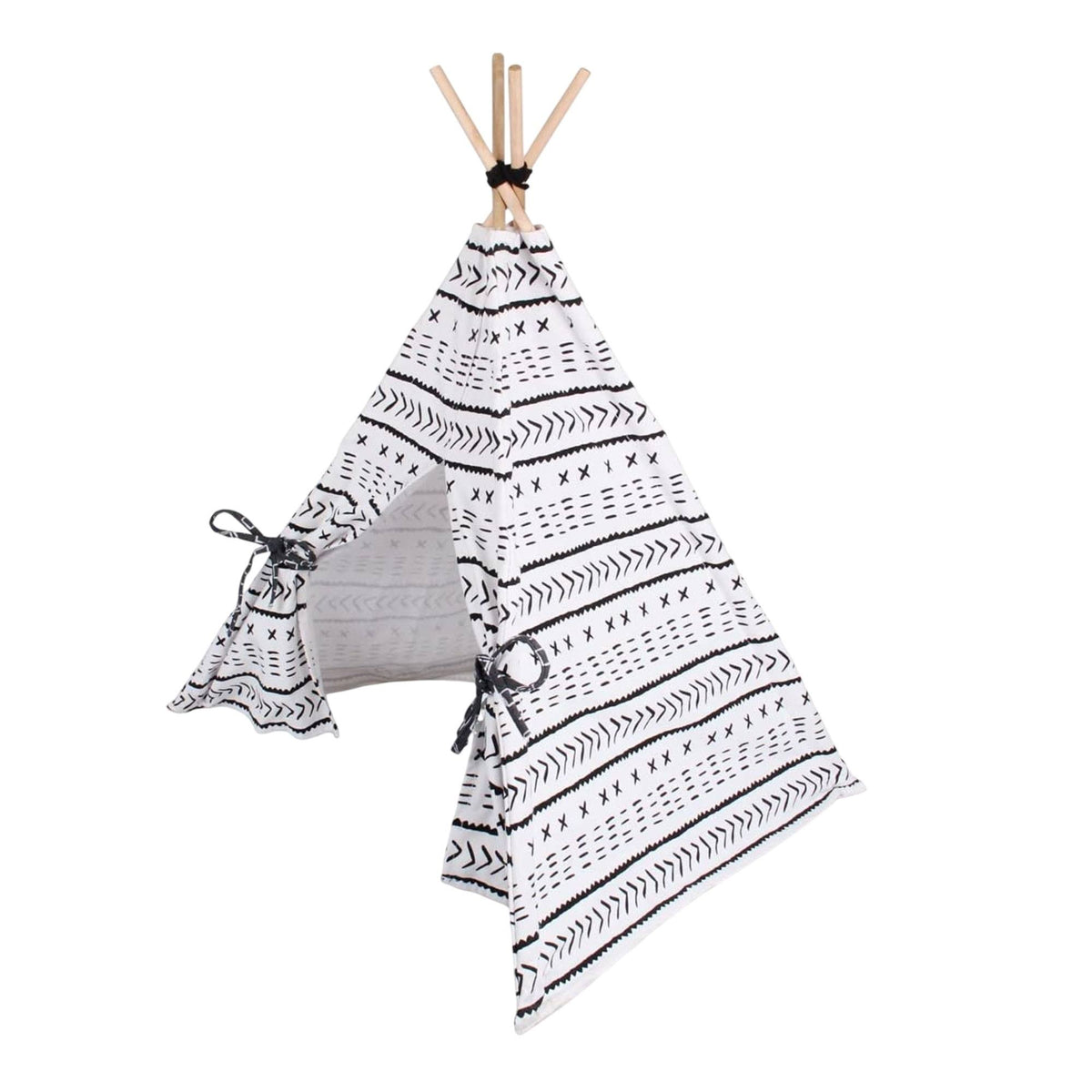 Carpa tipi para mascotas de lona 56x56x74cm (5)