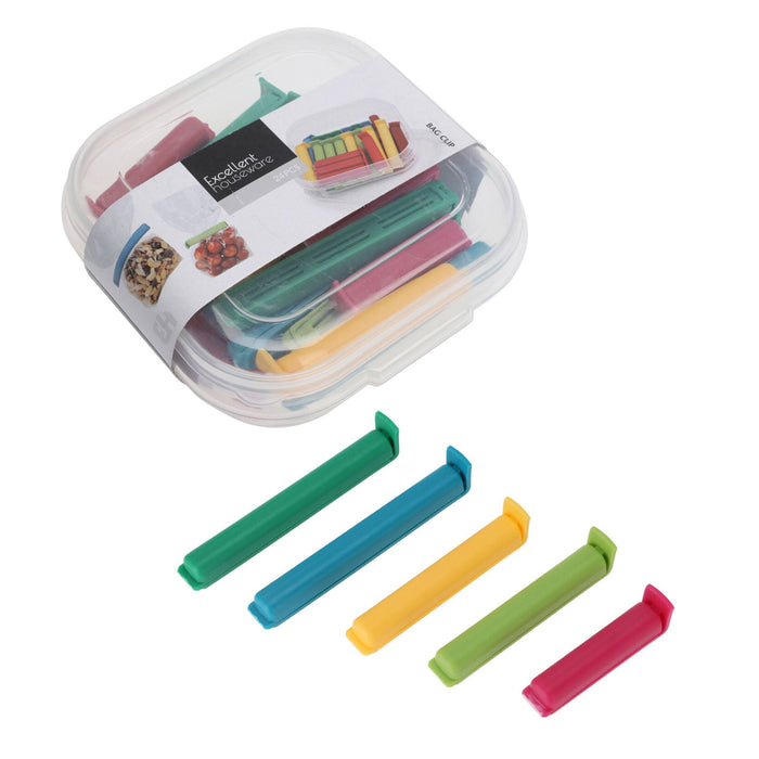 Juego de 24 clips para bolsas