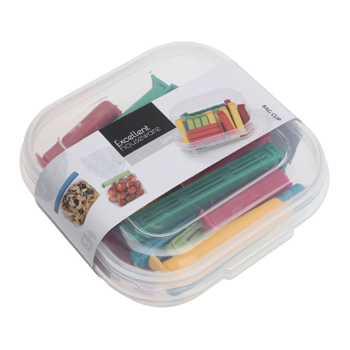 Juego de 24 clips para bolsas (5)