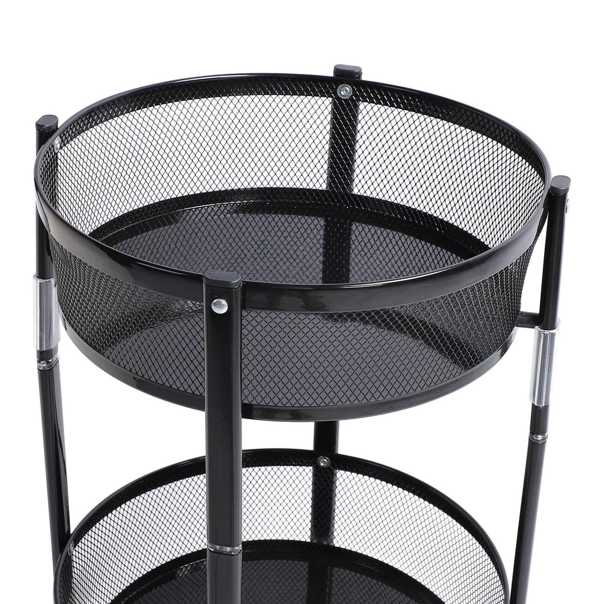 Carro de cocina plegable con ruedas Ø37x88cm (5)