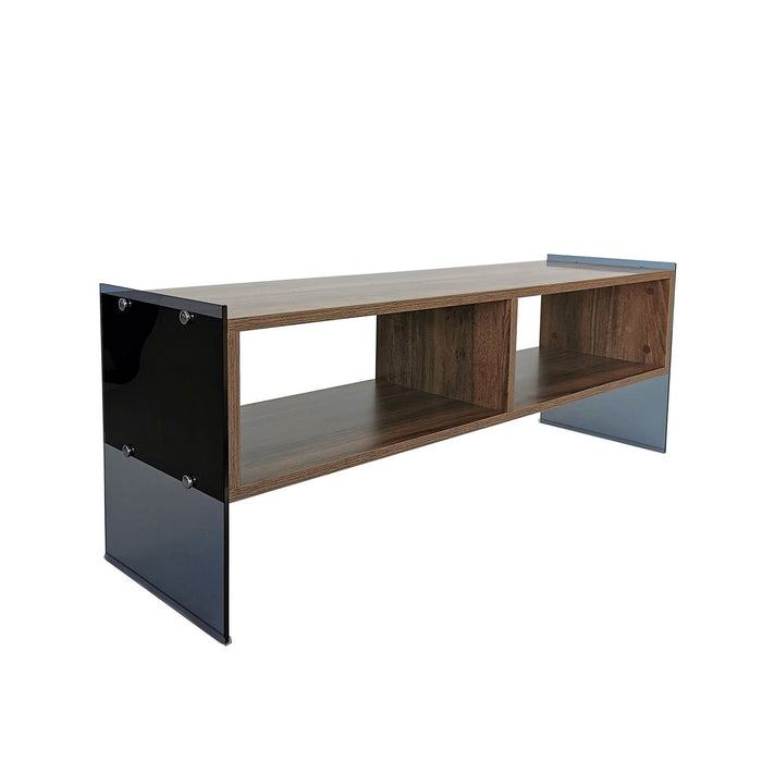 Mesa de TV melamina nogal 120x45x35cm