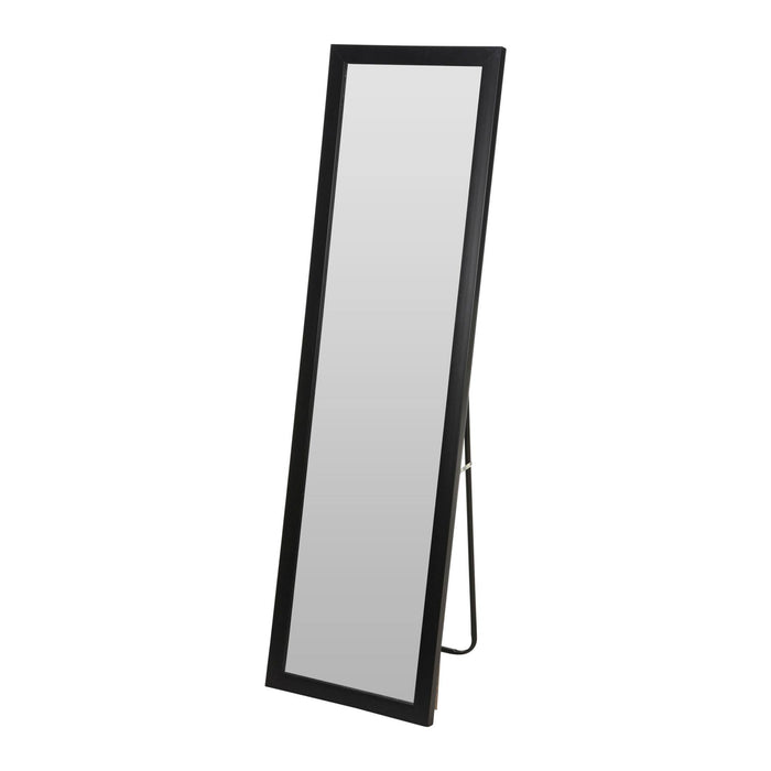 Espejo de pie rectangular con soporte metálico 35,2x125,2cm