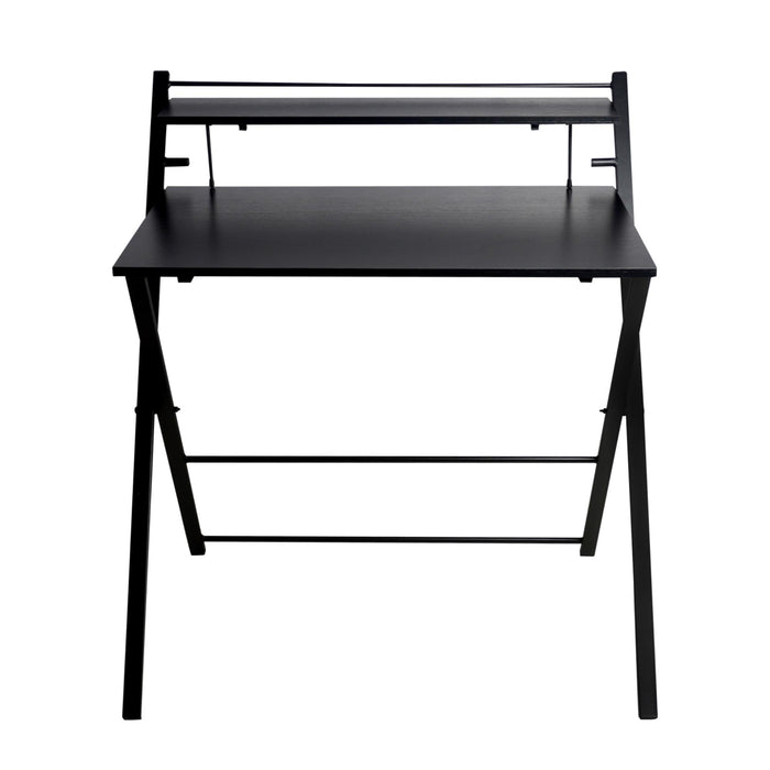 Escritorio diseño compacto individual color negro 80x50x73,5 cm