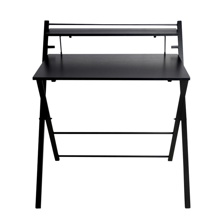 Escritorio diseño compacto individual color negro 80x50x73,5 cm