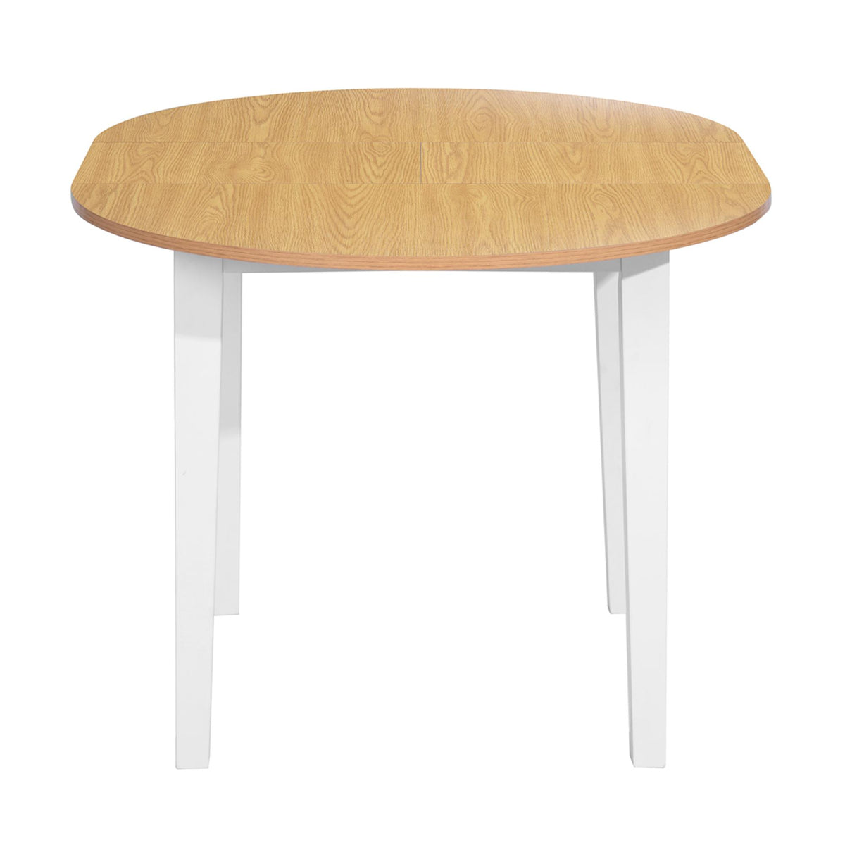 Mesa extensible circular blanco y haya 90-120cm H.75cm (11)