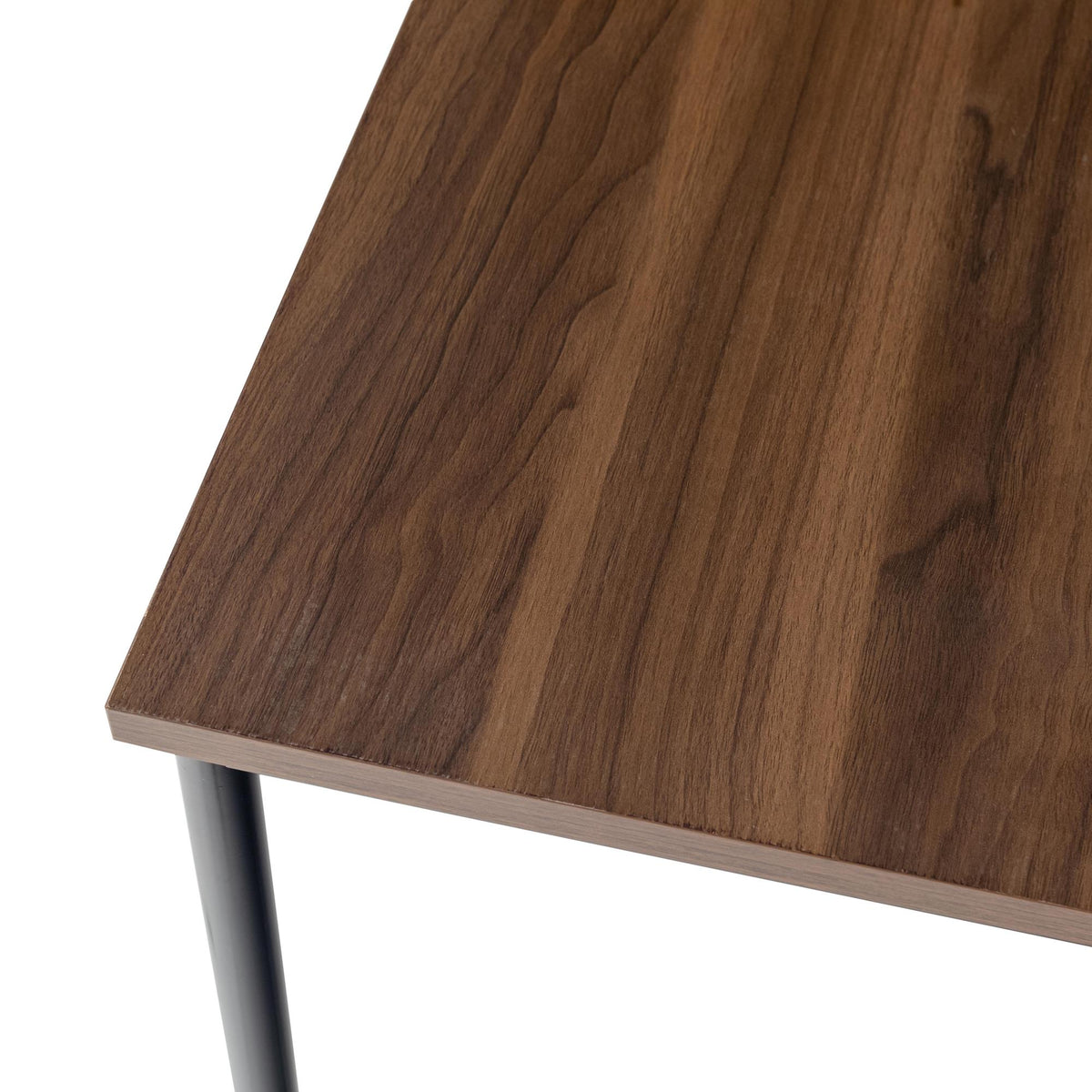 Mesa plegable escritorio nogal y negro 120x60x75 cm (7)