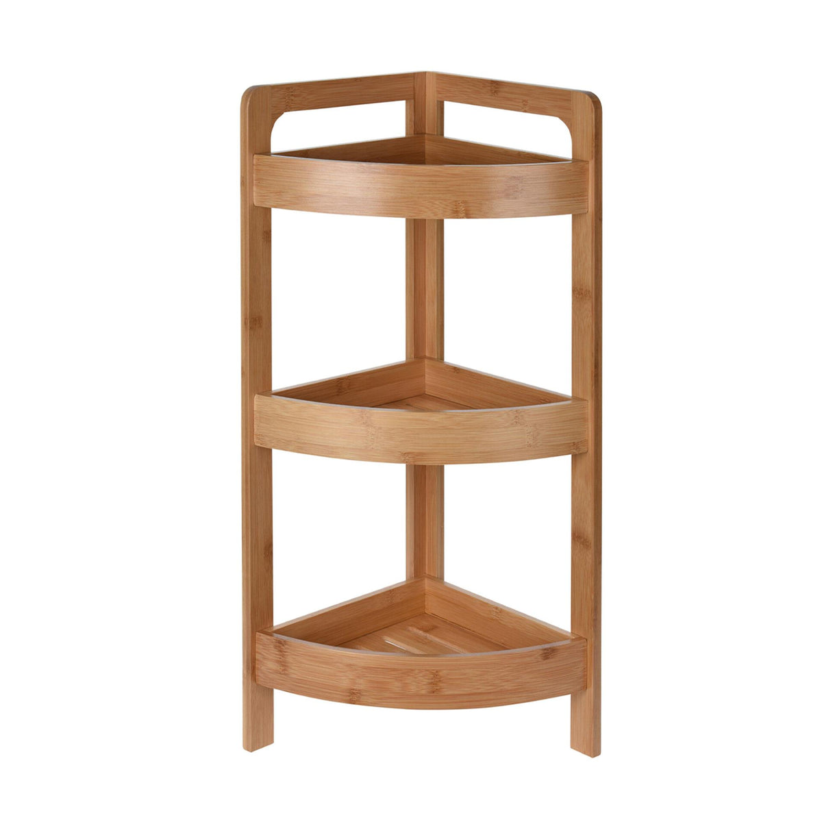 Estantería de baño 3 estantes bambú H.61cm
