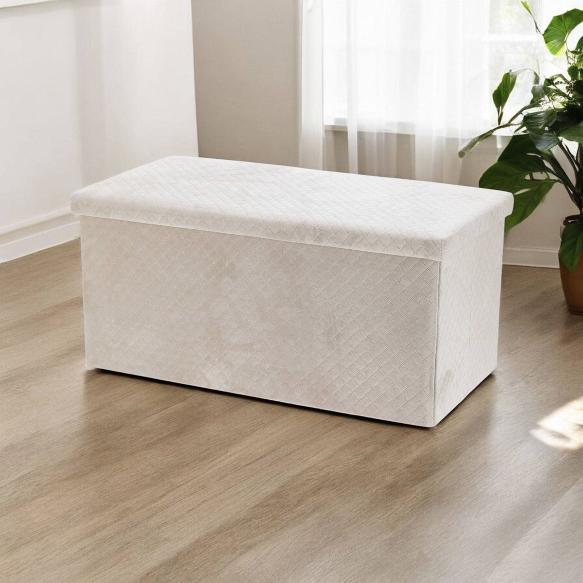 Banco de almacenaje MDF 76x38x38cm (3)