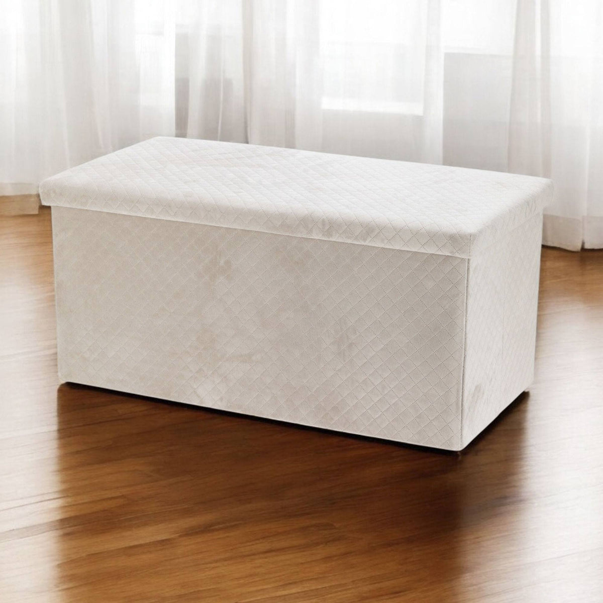 Banco de almacenaje MDF 76x38x38cm (4)