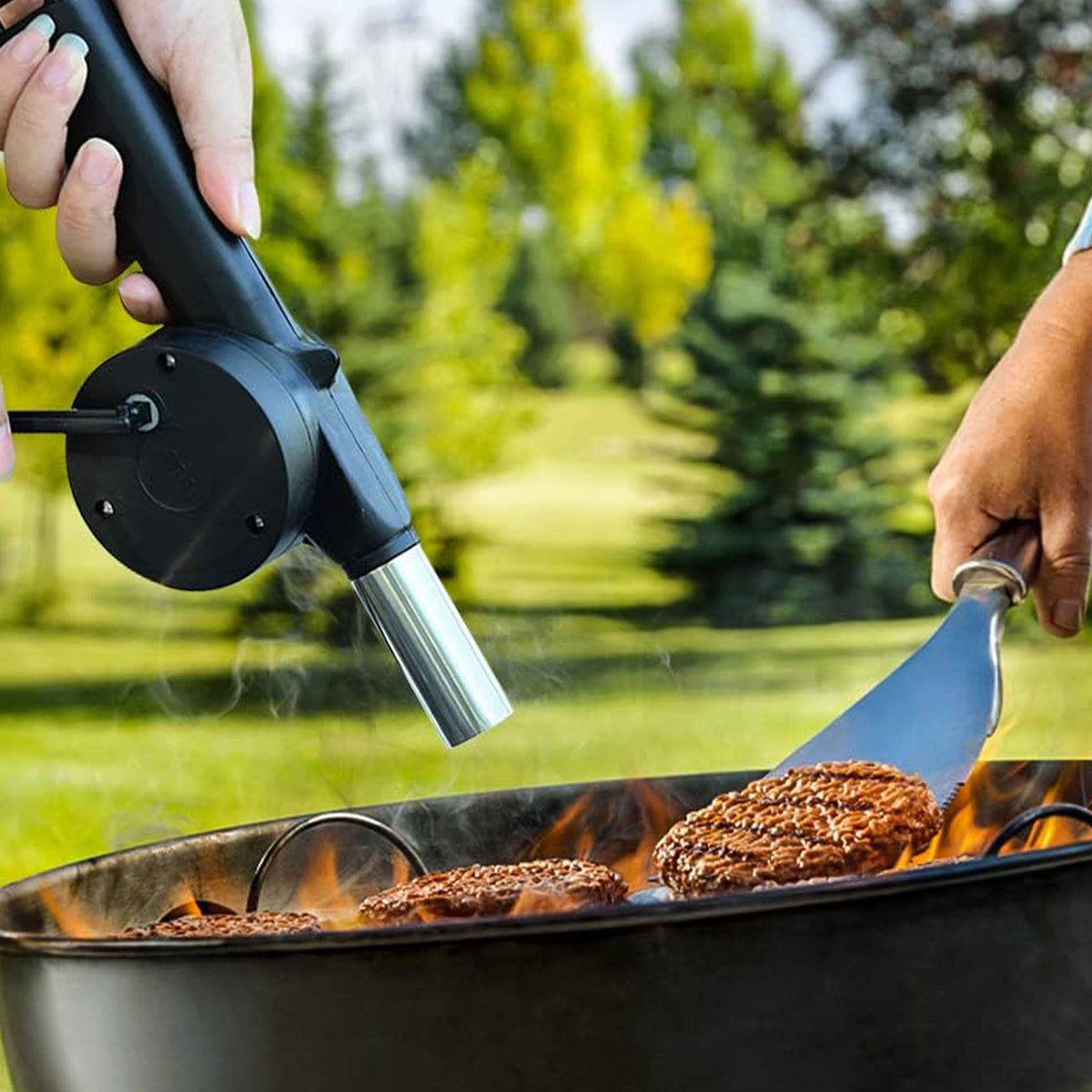 Ventilador BBQ color negro (4)
