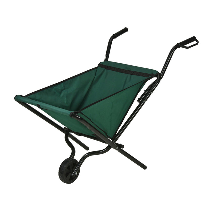 Carretilla de carga plegable verde carga máx. 30-40kg