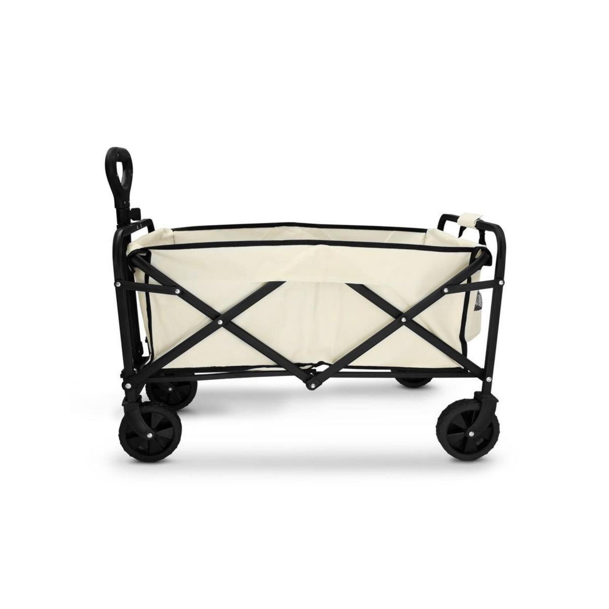 Carrito de playa plegable blanco 73,5x51x92cm (5)
