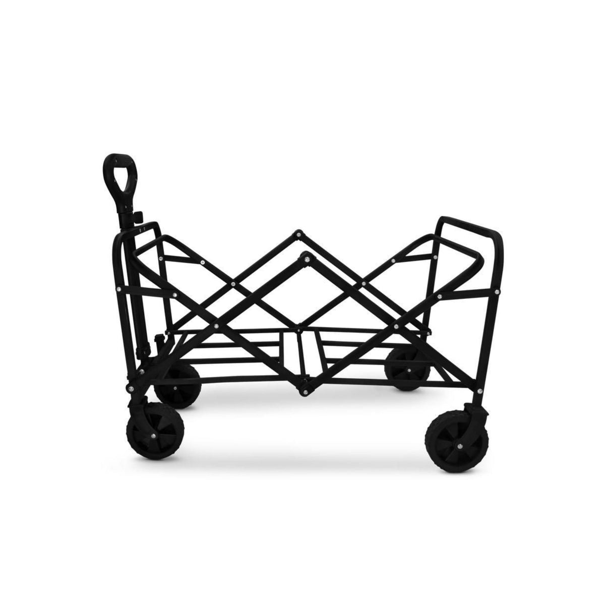 Carrito de playa plegable blanco 73,5x51x92cm (7)