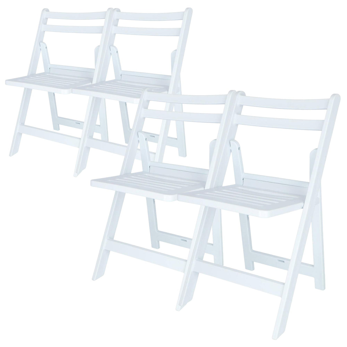 Juego de 4 sillas ELO color blanco (9)