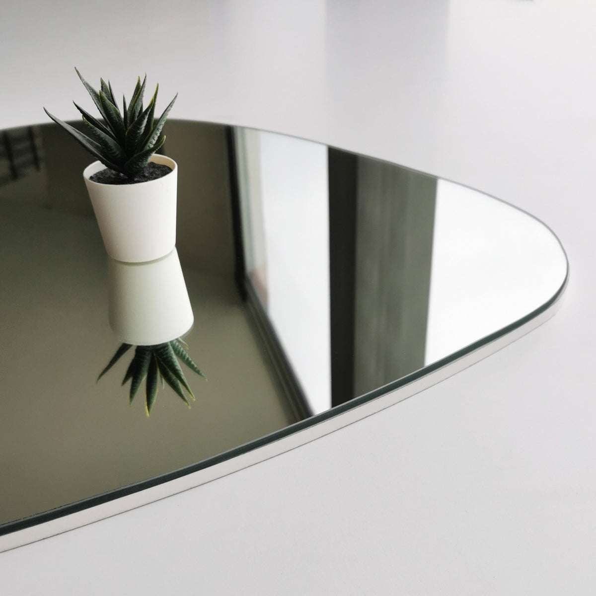 Espejo de MDF color blanco (7)