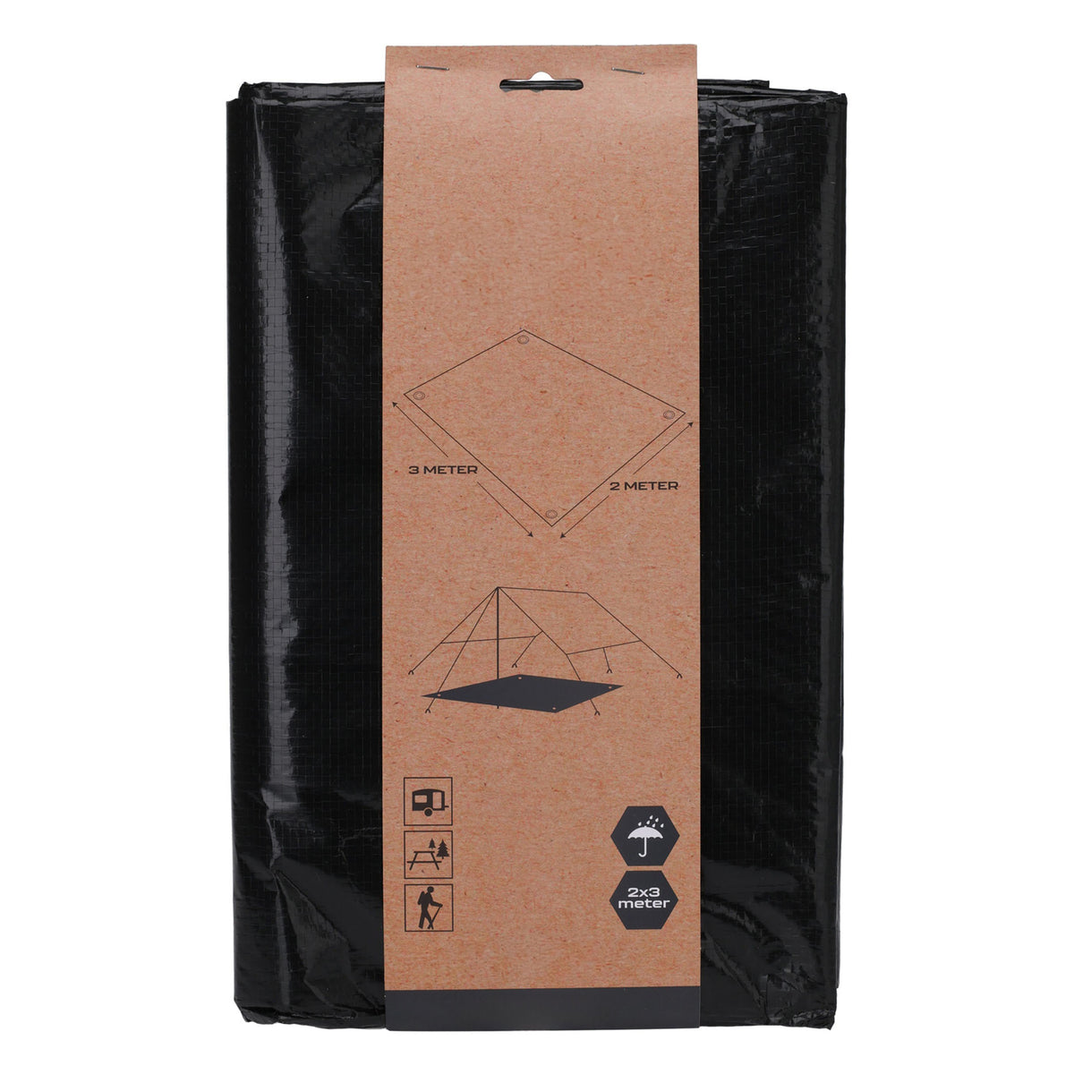 Lona de suelo 2x3m 90GSM color negro (8)