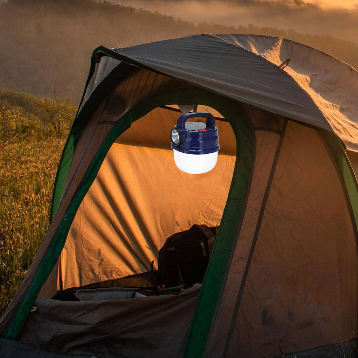 Luz de camping faro brillante con gran reflector 12,4x15,9cm (4)