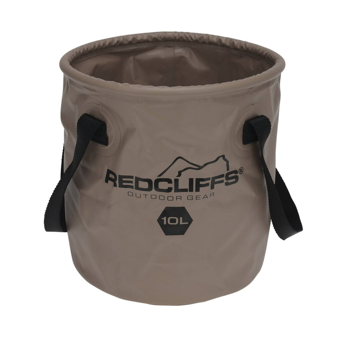 Cubo plegable con asas redondas 10L Ø24x25cm
