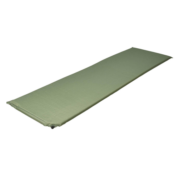 Colchoneta autoinflable poliéster 183x51x2,5cm color verde