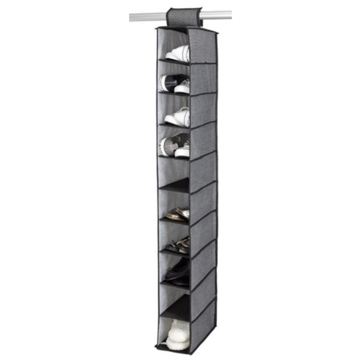 Organizador de zapatos 10 estantes diseño ligero 30x15x120cm (5)