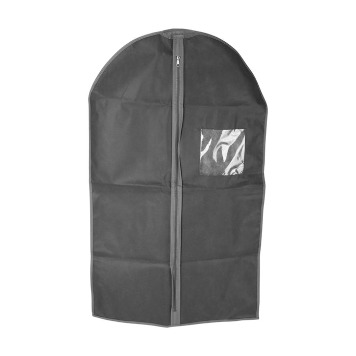 Bolsa para traje no tejida con cremallera y ventana 60x100cm