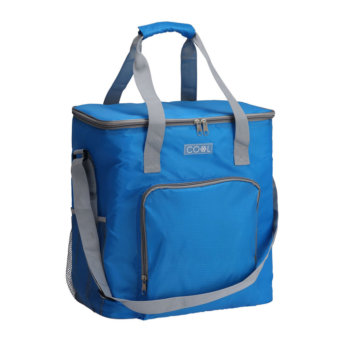 Bolsa nevera 30L azul con espuma aislante 5mm