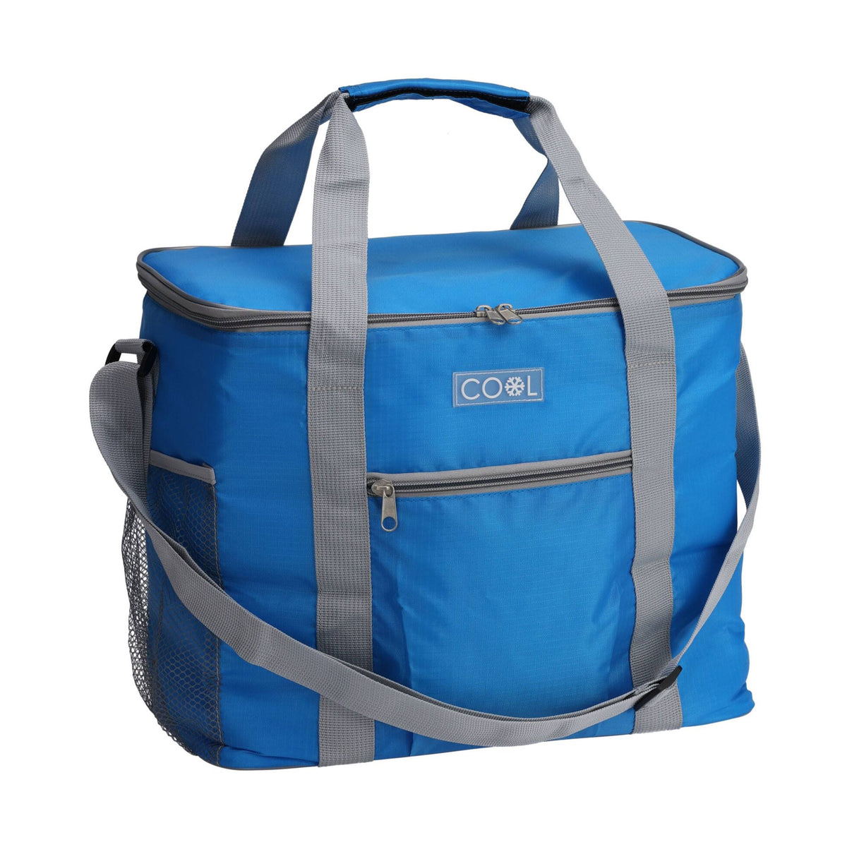 Bolsa nevera poliéster Ripstop 20L azul 34x20x29cm