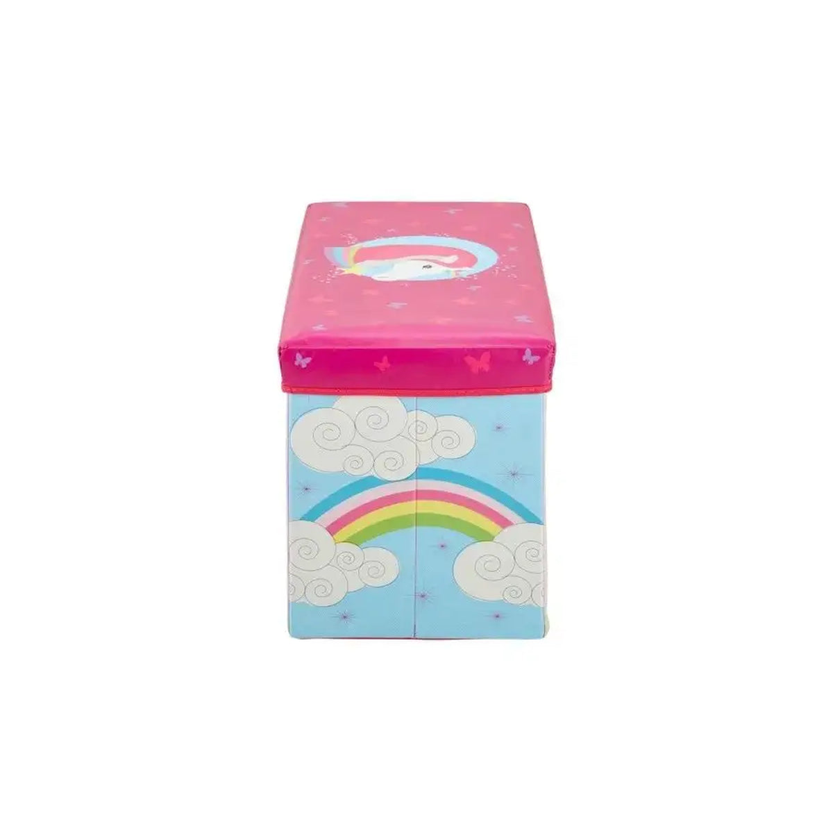 Caja de almacenamiento MDF no tejido diseño unicornio 60x30x35cm (11)