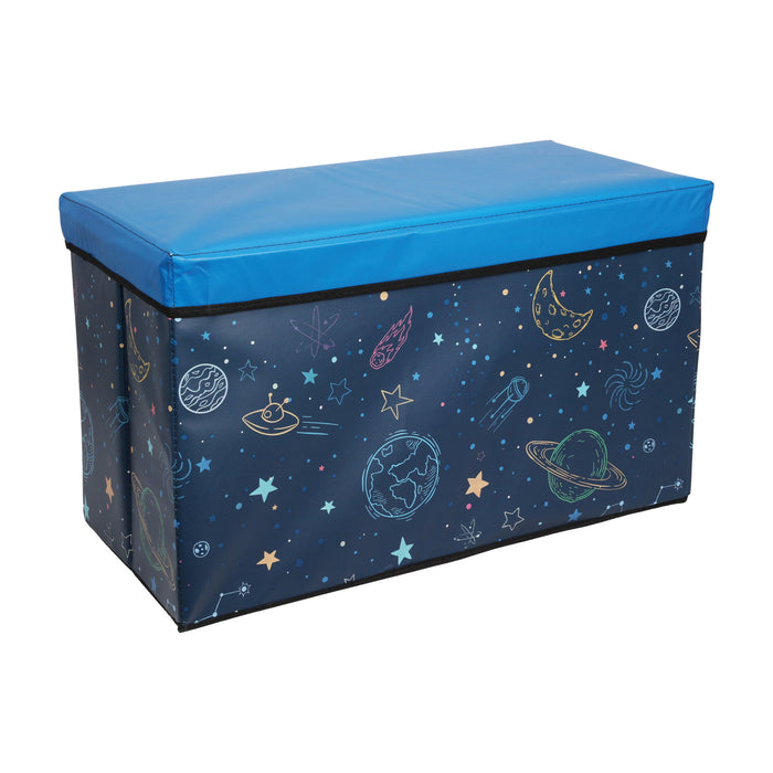 Caja de almacenamiento MDF no tejido diseño espacio 60x30x35cm