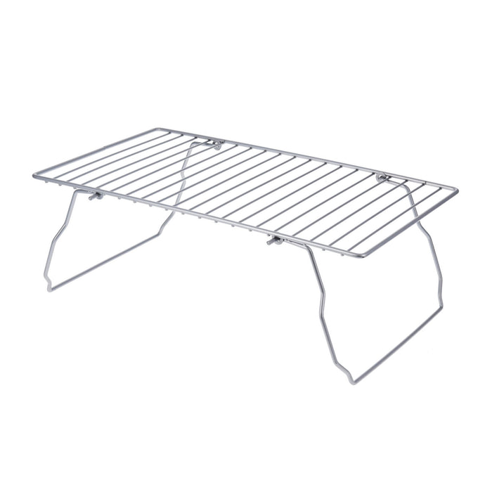 Organizador de cocina recubrimiento polvo gris 37x22,5x13,5cm
