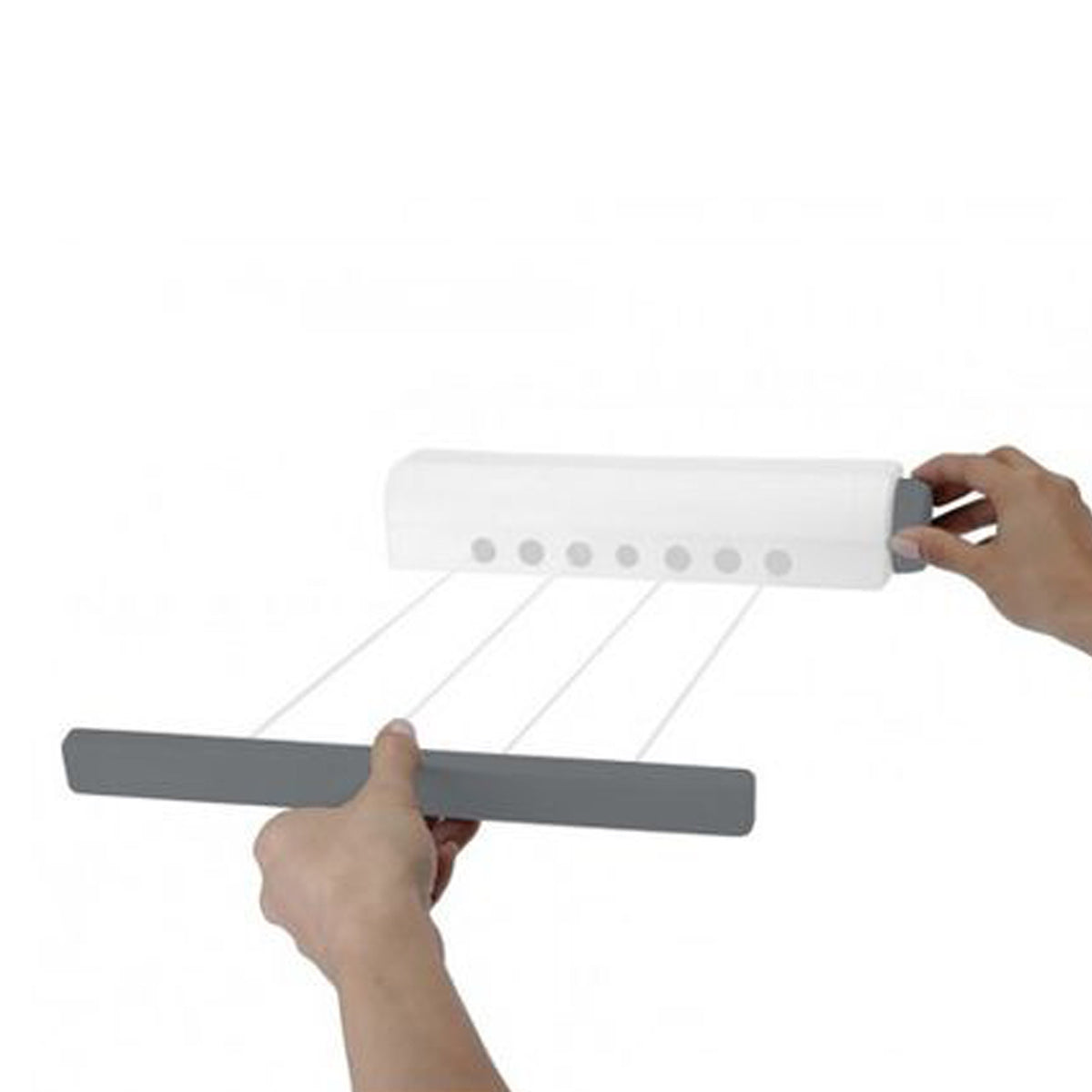 Tendedor automático 4 tenderos de 3,6m color blanco (4)