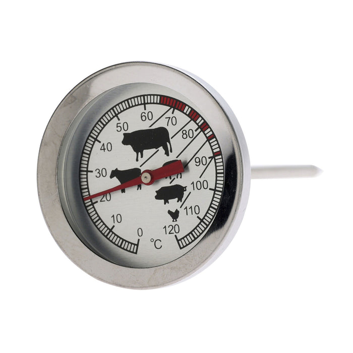Termómetro para carne acero inox hasta 300 grados indicador 120g