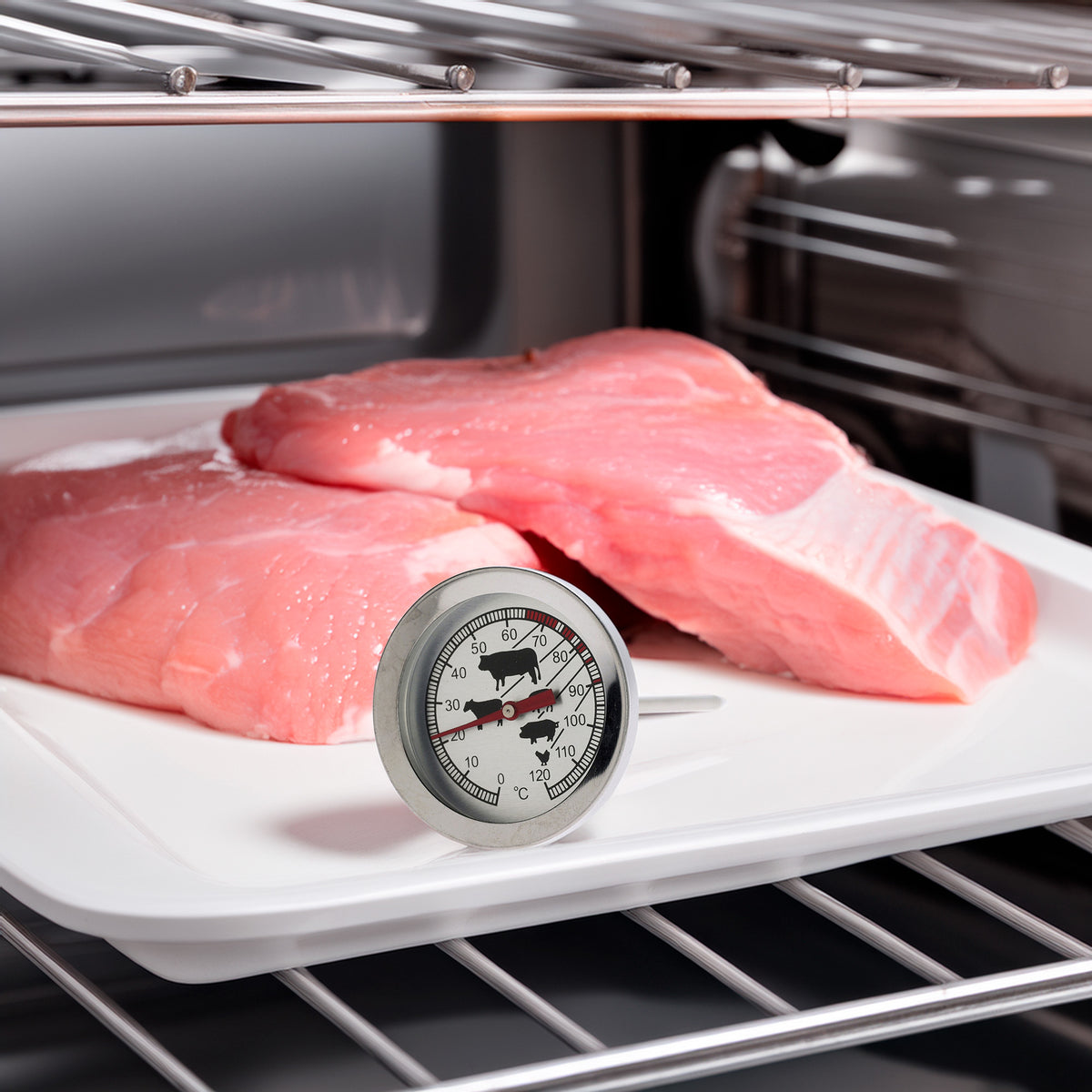Termómetro para carne acero inox hasta 300 grados indicador 120g (3)