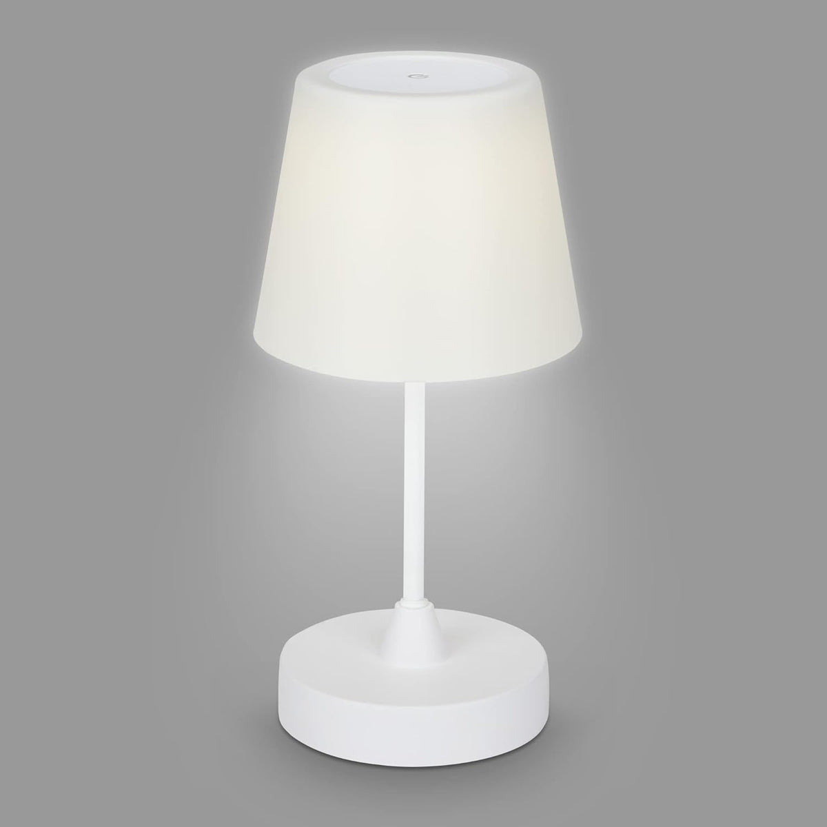 Lámpara de mesa LED touch recargable 3 niveles brillo Ø13x30 cm (6)
