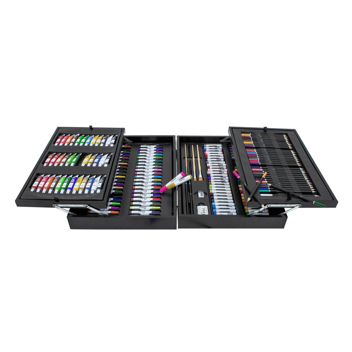 Set de pintura artística profesional caja de madera 44,5x31x10cm (7)