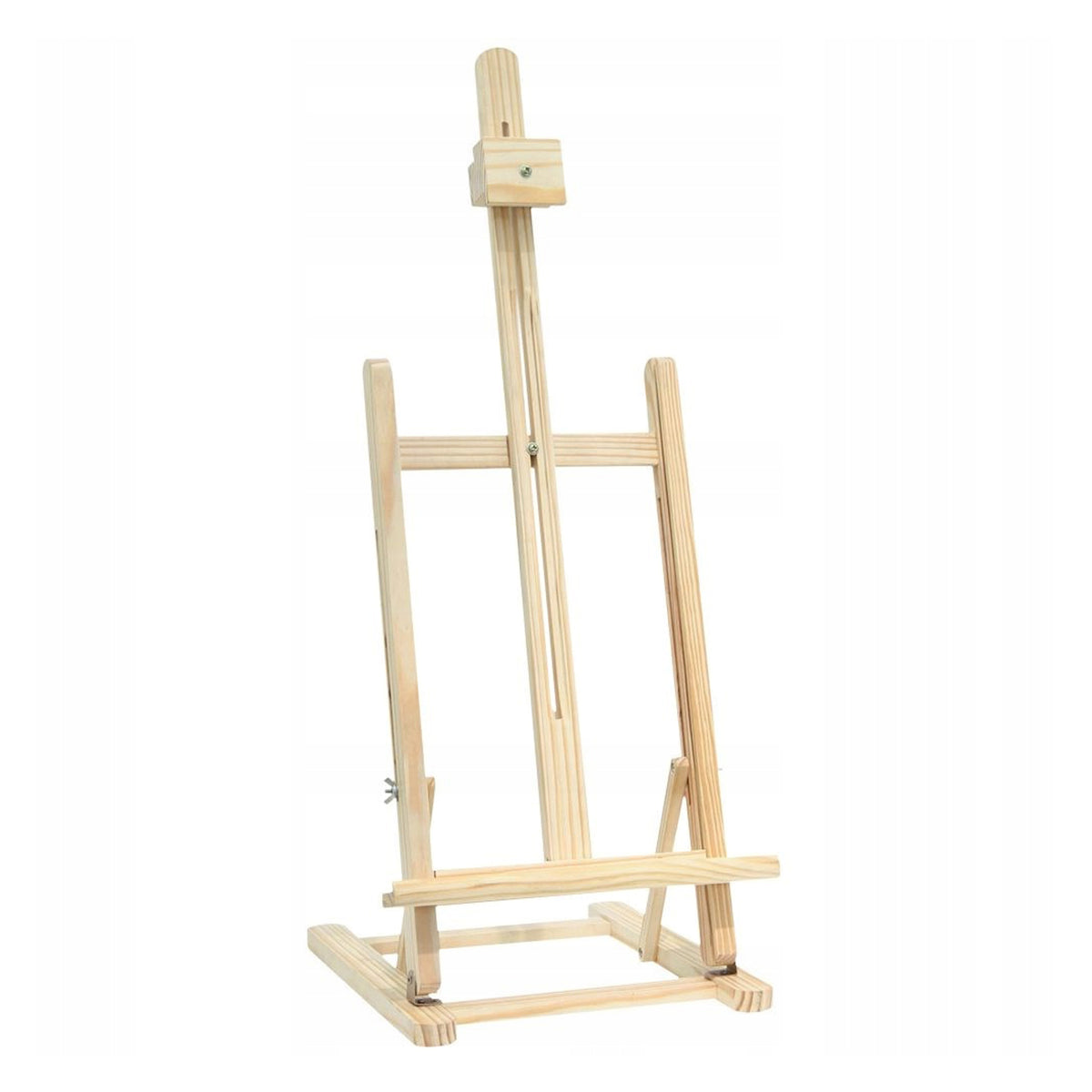Caballete de madera ajustable plegable pino 30x7x65,5cm