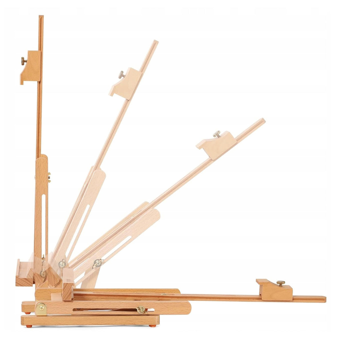Caballete de madera ajustable plegable pino 30x7x65,5cm (5)