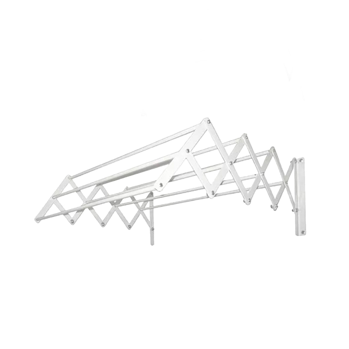 Tendedero extensible de pared metal 80x300cm