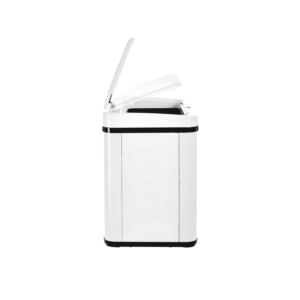 Cubo de basura con sensor apertura automática 30L blanco (7)