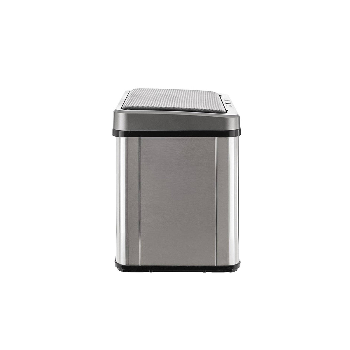 Cubo de reciclaje inteligente sin patas 15L+15L gris 35x26x43cm (11)