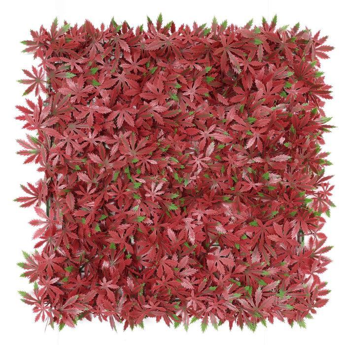 Panel jardín vertical artificial seto 100x100cm flores rosas