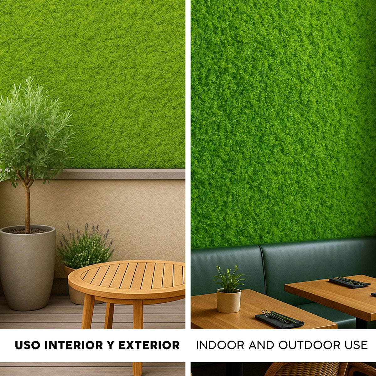 Panel jardín vertical artificial seto 100x100cm verde exuberante (3)